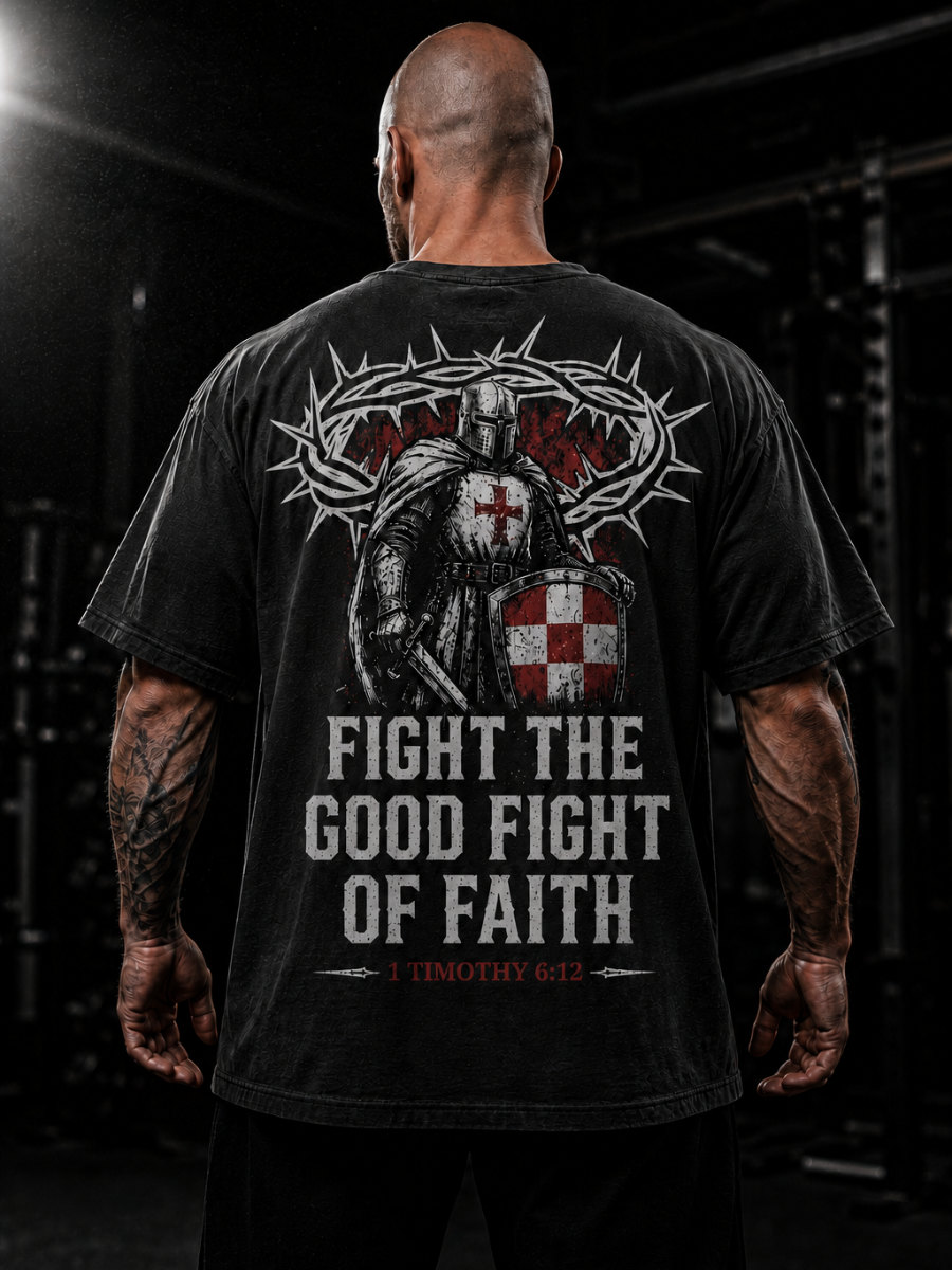 Holy Warrior Tee — Choose Your Back